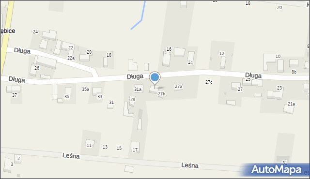Dębice, Długa, 29a, mapa Dębice
