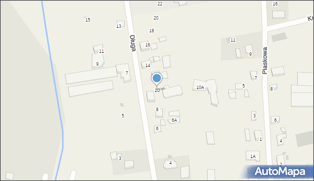 Dębogórze-Wybudowanie, Długa, 10, mapa Dębogórze-Wybudowanie