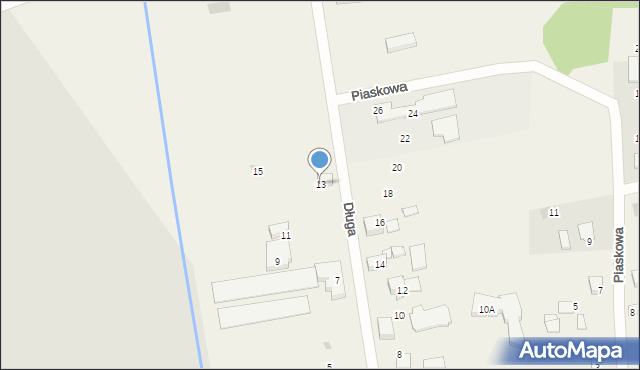 Dębogórze-Wybudowanie, Długa, 13, mapa Dębogórze-Wybudowanie