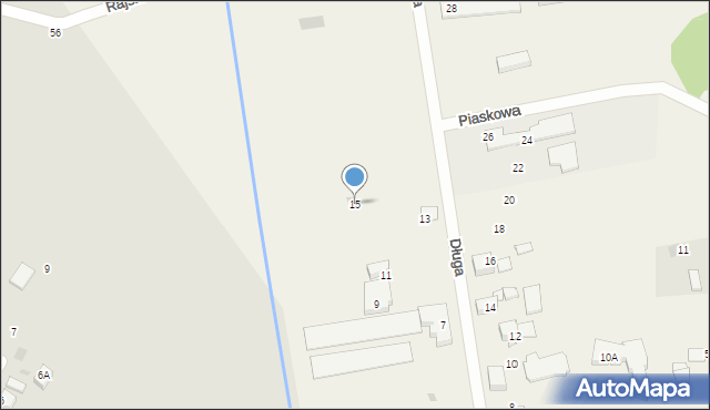 Dębogórze-Wybudowanie, Długa, 15, mapa Dębogórze-Wybudowanie