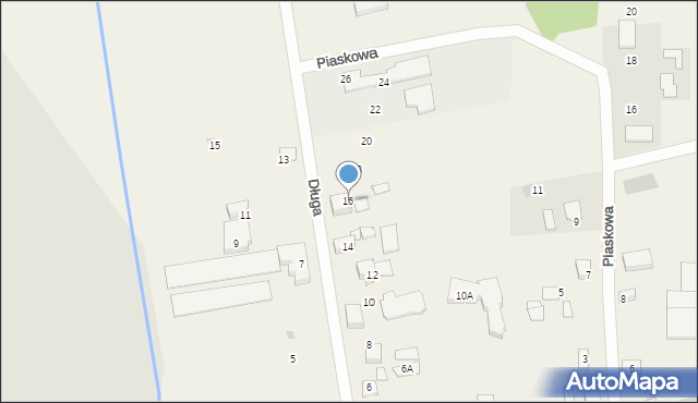 Dębogórze-Wybudowanie, Długa, 16, mapa Dębogórze-Wybudowanie