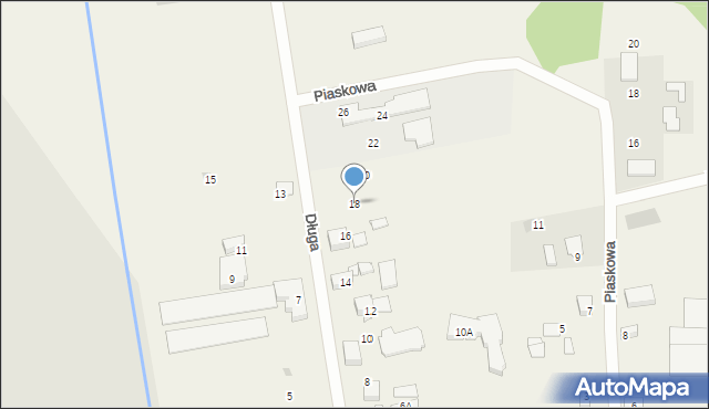 Dębogórze-Wybudowanie, Długa, 18, mapa Dębogórze-Wybudowanie