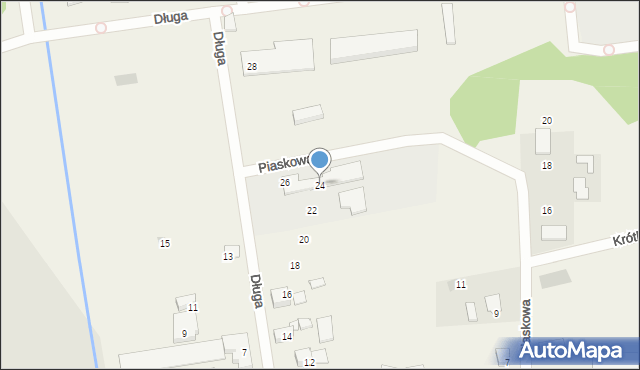 Dębogórze-Wybudowanie, Długa, 24, mapa Dębogórze-Wybudowanie
