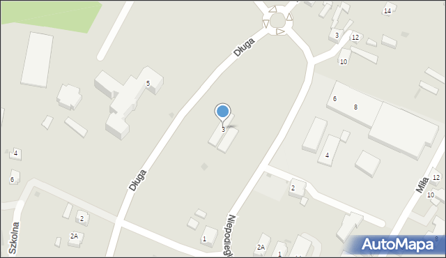 Debrzno, Długa, 3, mapa Debrzno