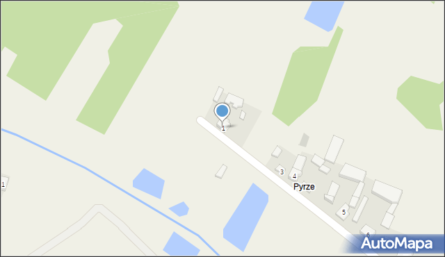 Długa Wieś Trzecia, Długa Wieś Trzecia, 1, mapa Długa Wieś Trzecia