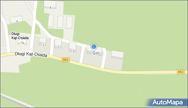 Długi Kąt-Osada, Długi Kąt-Osada, 4, mapa Długi Kąt-Osada