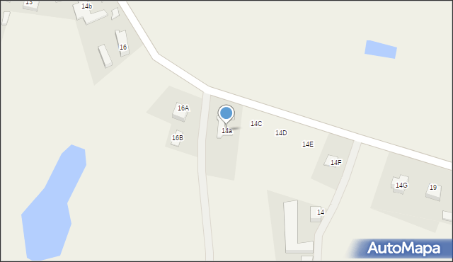 Długi Kierz, Długi Kierz, 14a, mapa Długi Kierz