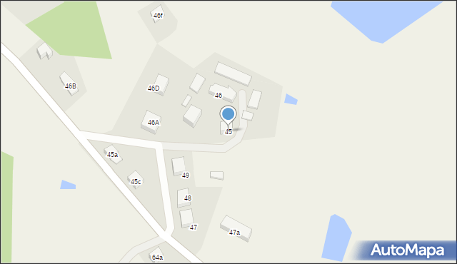 Długi Kierz, Długi Kierz, 45, mapa Długi Kierz