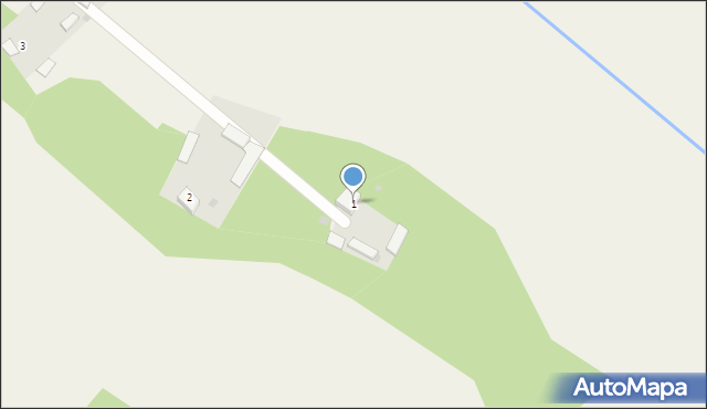 Długie, Długie, 1, mapa Długie