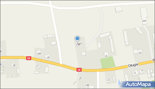 Długie, Długie, 13B, mapa Długie