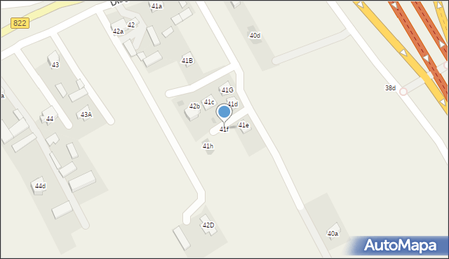 Długie, Długie, 41f, mapa Długie