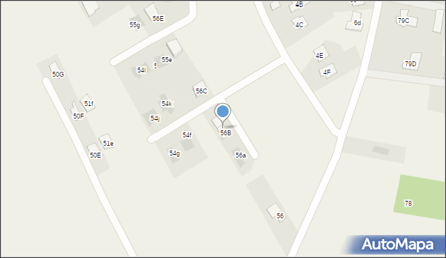Długie, Długie, 56BA, mapa Długie