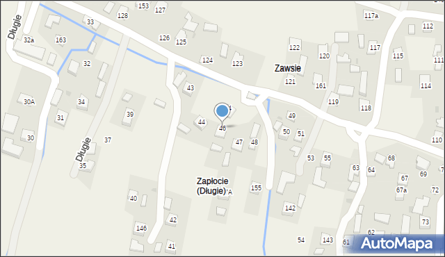 Długie, Długie, 46, mapa Długie