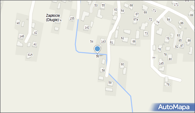 Długie, Długie, 56, mapa Długie
