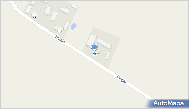 Długie, Długie, 34, mapa Długie