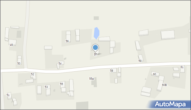 Długie, Długie, 57, mapa Długie