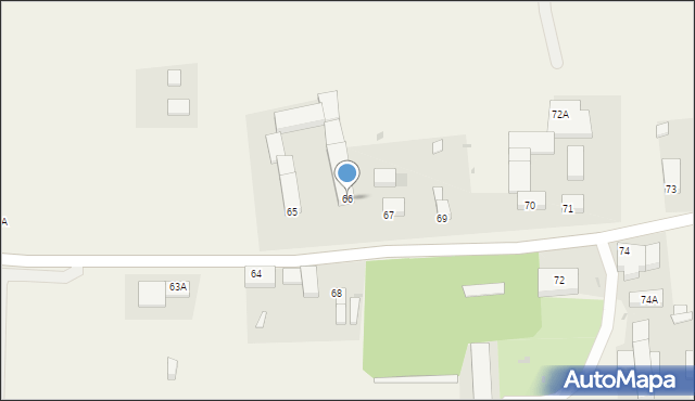 Długie, Długie, 66, mapa Długie