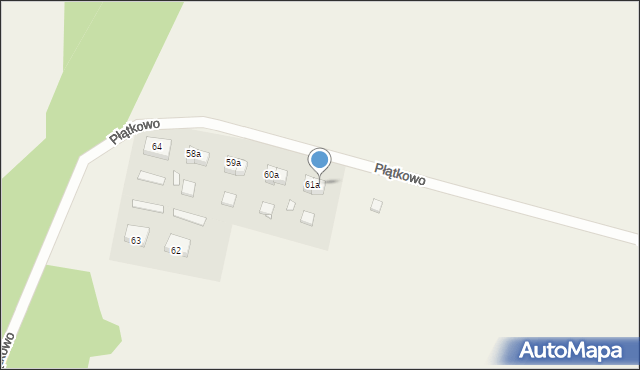 Długie, Długie, 61b, mapa Długie