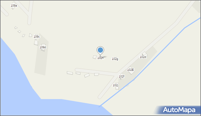 Długie, Długie, 102h, mapa Długie