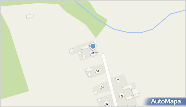 Długie, Długie, 63, mapa Długie