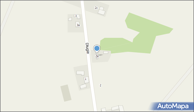 Długie, Długie, 2a, mapa Długie