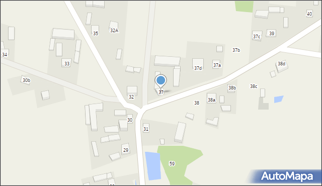 Długie, Długie, 37, mapa Długie