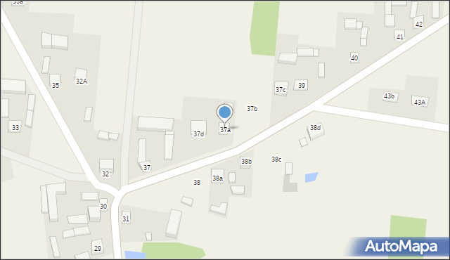 Długie, Długie, 37a, mapa Długie