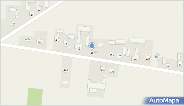 Długie, Długie, 46, mapa Długie