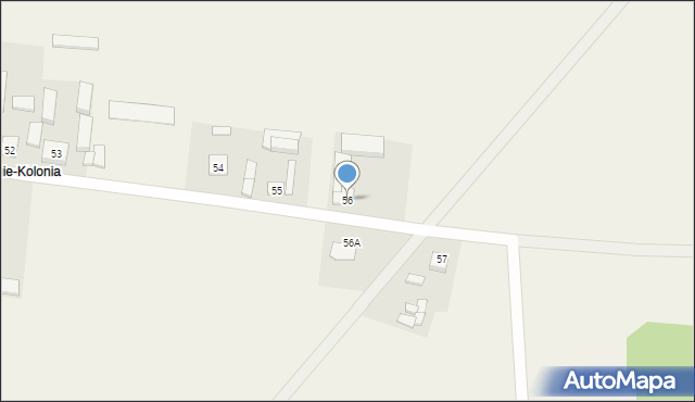 Długie, Długie, 56, mapa Długie