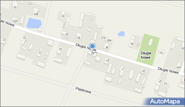 Długie Nowe, Długie Nowe, 19, mapa Długie Nowe