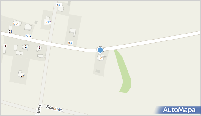 Długie Nowe, Długie Nowe, 1A, mapa Długie Nowe