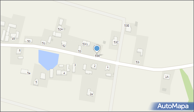 Długie Nowe, Długie Nowe, 53A, mapa Długie Nowe