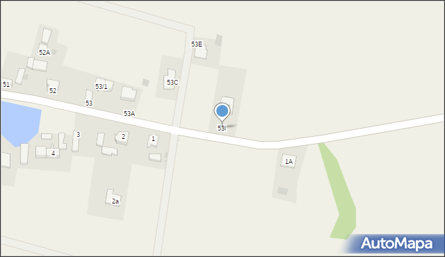 Długie Nowe, Długie Nowe, 53i, mapa Długie Nowe