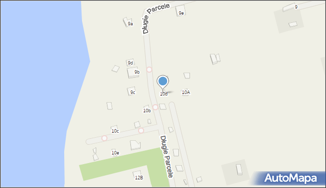 Długie Parcele, Długie Parcele, 10d, mapa Długie Parcele