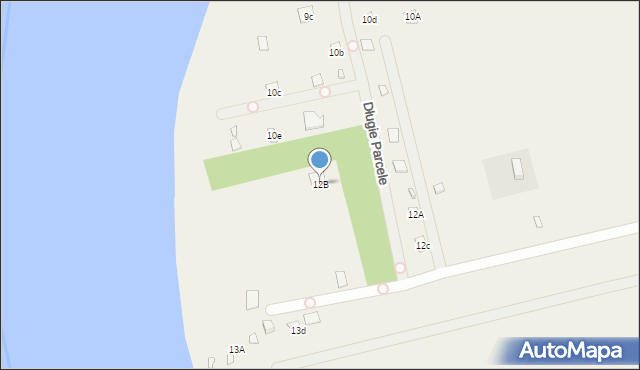 Długie Parcele, Długie Parcele, 12B, mapa Długie Parcele