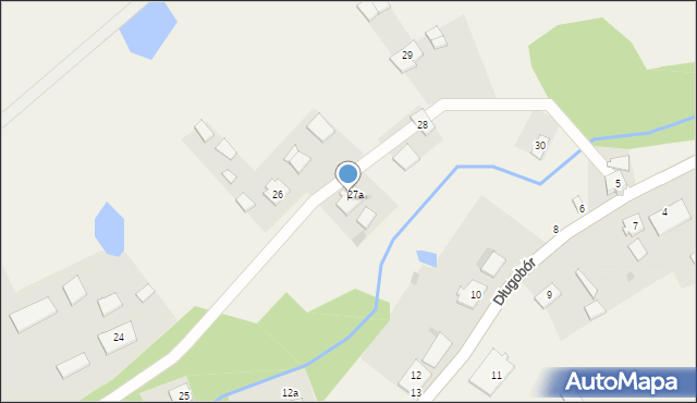 Długobór, Długobór, 27b, mapa Długobór