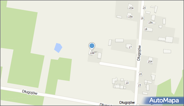 Długojów, Długojów, 14a, mapa Długojów