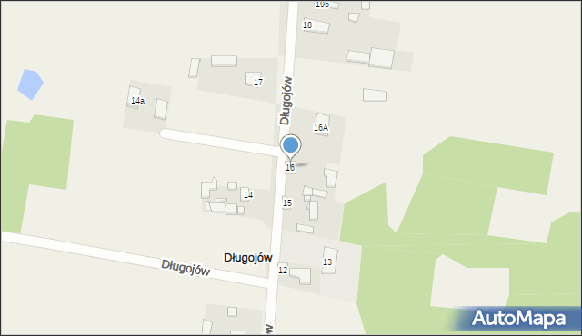 Długojów, Długojów, 16, mapa Długojów