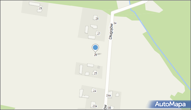 Długojów, Długojów, 26, mapa Długojów