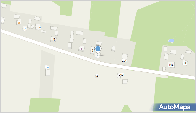 Długokąty, Długokąty, 1, mapa Długokąty