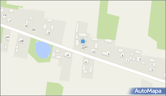 Długokąty, Długokąty, 12, mapa Długokąty