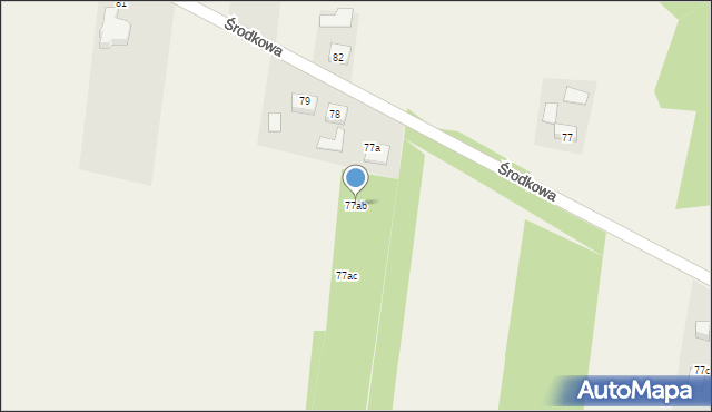 Długokąty, Długokąty, 77ab, mapa Długokąty