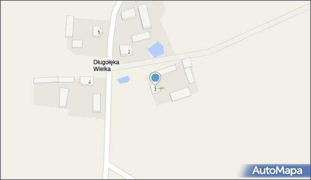 Długołęka, Długołęka, 3, mapa Długołęka