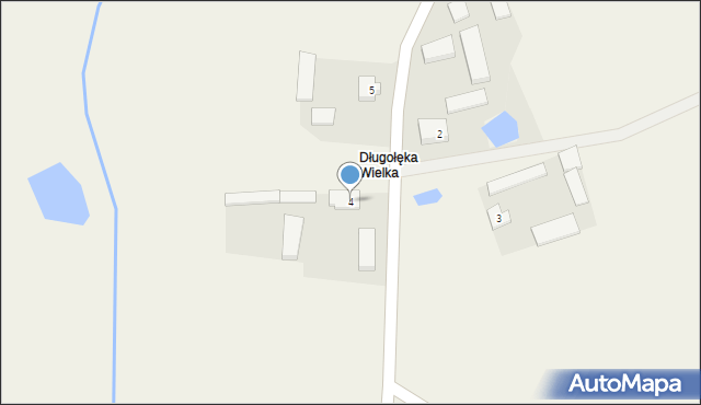 Długołęka, Długołęka, 4, mapa Długołęka