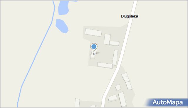 Długołęka, Długołęka, 6, mapa Długołęka