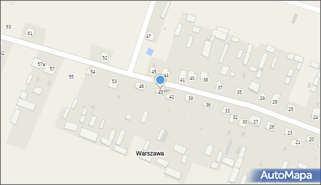 Długołęka, Długołęka, 43, mapa Długołęka