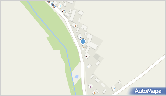 Długołęka, Długołęka, 7, mapa Długołęka