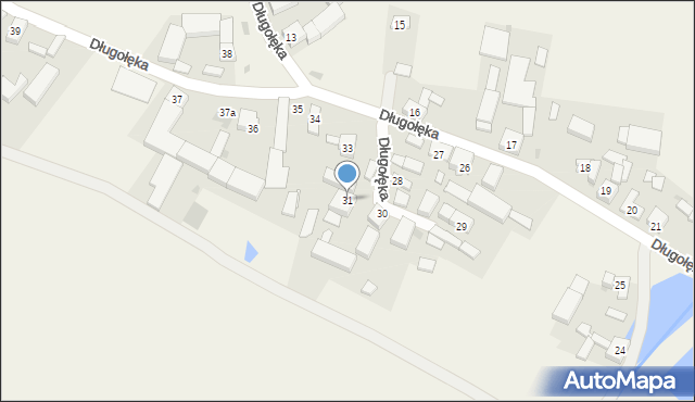 Długołęka, Długołęka, 31, mapa Długołęka