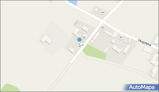 Długołęka, Długołęka, 41, mapa Długołęka