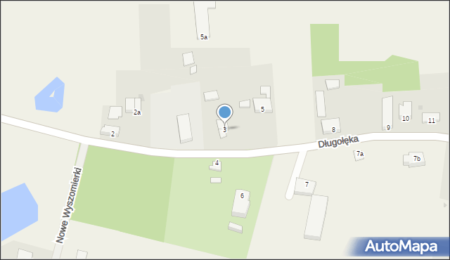 Długołęka, Długołęka, 3, mapa Długołęka